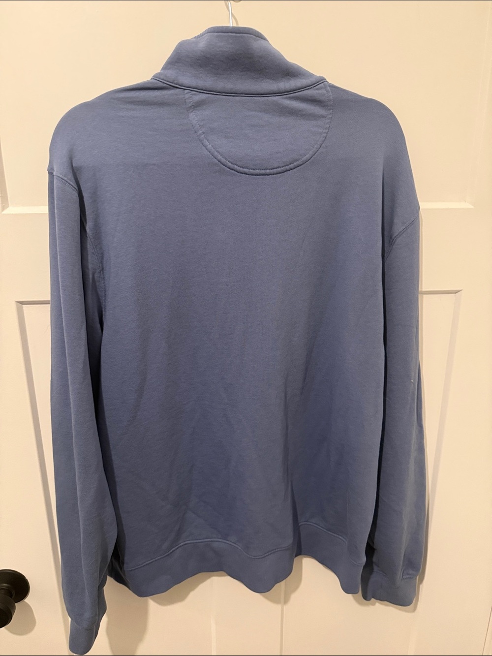 Blue quarter-button up - Picture 4 of 4